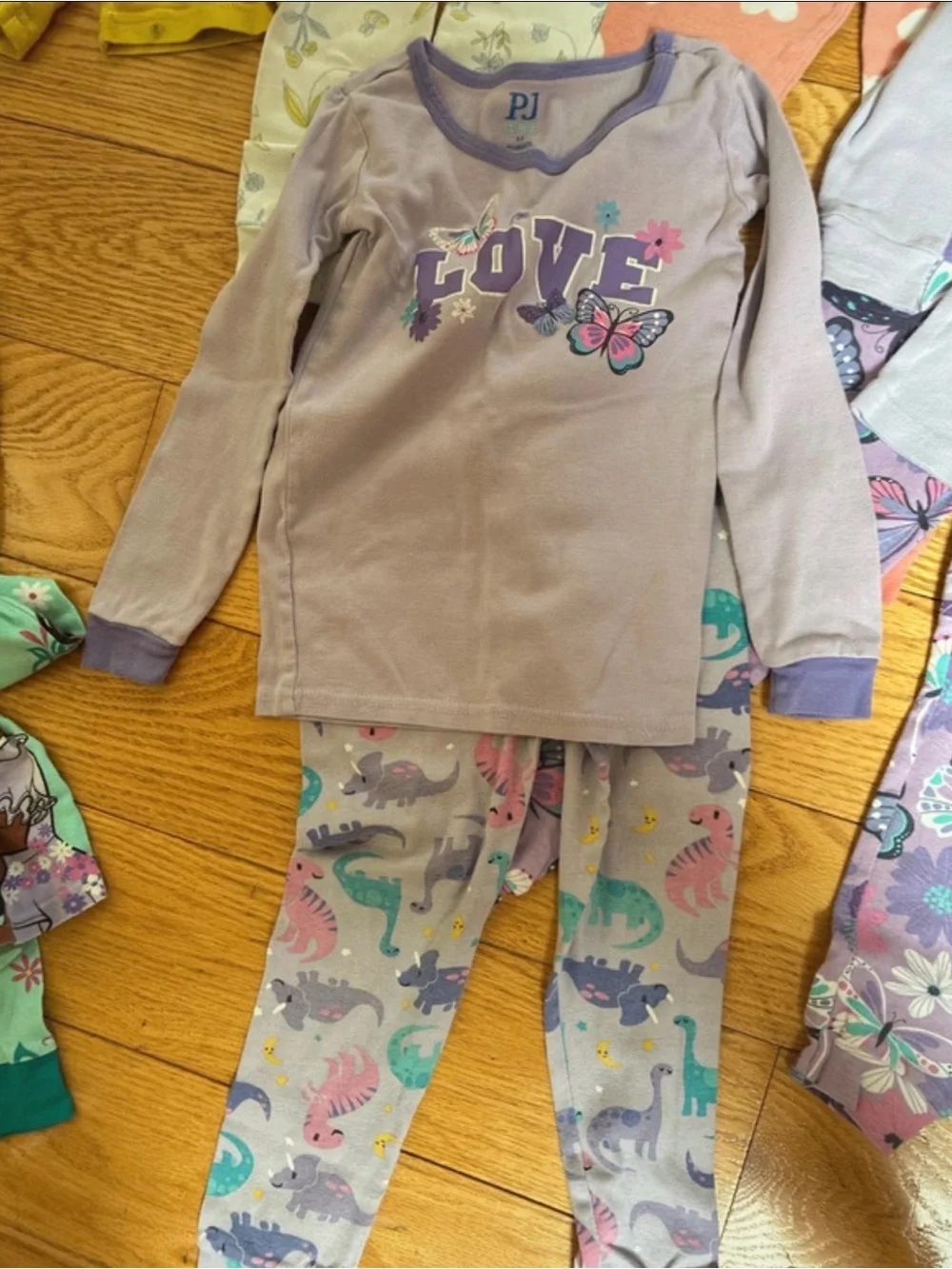 Disney carters place Kids Pajama Set Bundle - Mint, Lavender, Pink, Yellow, Gray